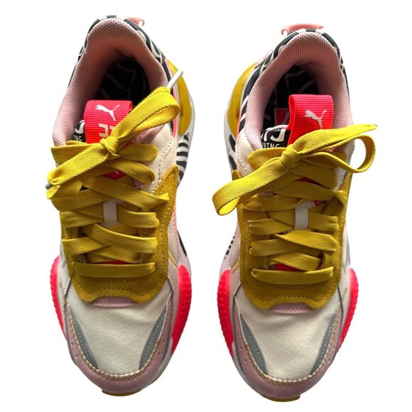 Puma RS-X3 Multicolor Zebra Print Sneakers Athletic Bold Size 7 - Picture 7 of 11